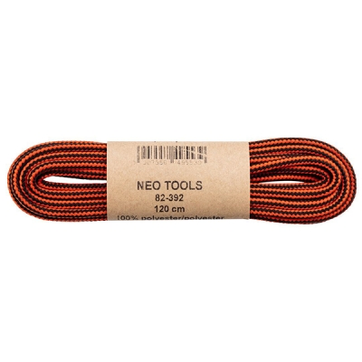 Sireturi pentru incaltaminte de lucru 120cm portocaliu-negru NEO TOOLS 82-392