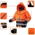 Jacheta de lucru captusita reflectorizanta portocalie nr.48 Neo Tools 81-711-S