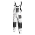 Pantalon cu pieptar de lucru albi nr.L/52 Neo Tools 81-140-L