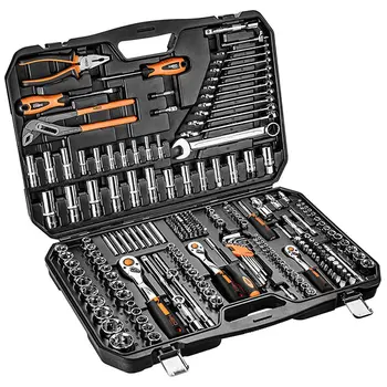 Trusa scule 233buc 1/2", 3/8" si 1/4" NEO TOOLS 10-078